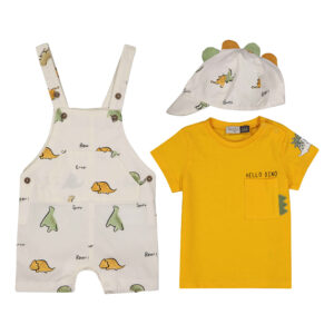 Baby Overal Set van 3 met Dinosaurus Ontwerp