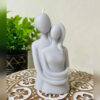 Handgemaakte Sculptuurkaars – Liefdes Omhelzing