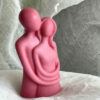 Handgemaakte Sculptuurkaars – Liefdes Omhelzing