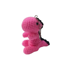 Handgemaakte Gehaakte Sleutelhanger – Wit Spook