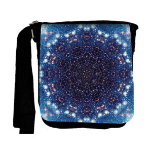 Traditioneel Ontwerp Crossbody Schoudertas – Blauw
