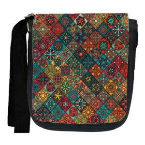 Crossbody Schoudertas met Traditioneel Eslimi Ontwerp