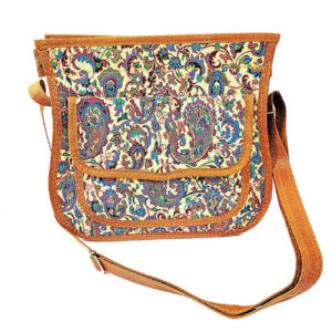Crossbody Schoudertas met Termeh Stof – Paisley