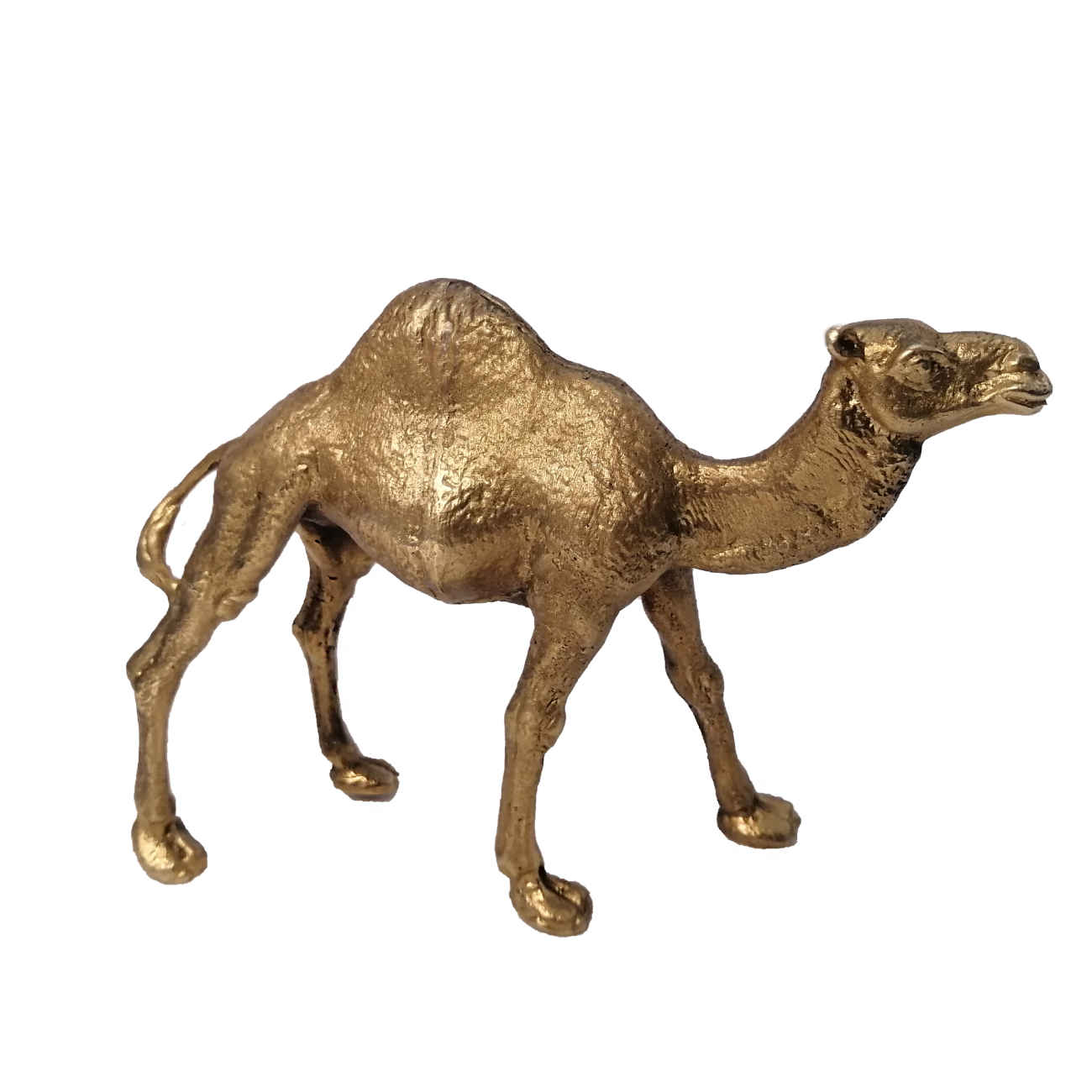 Decoratief Messing Kameel Beeld – Woestijn Dierenkunst