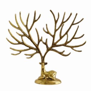 Decoratief Messing Hert Beeld – Bosdierkunst