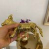 Decoratief Messing Ezel Beeld – Rustieke Boerderijdecoratie