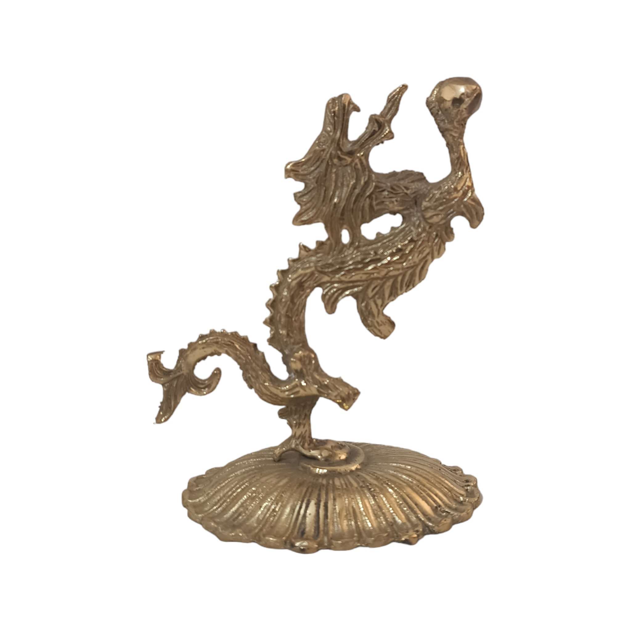 Decoratief Messing Draak Beeld – Mythische Wezenskunst