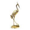 Decoratief Messing Ooievaar Beeld – Elegante Vogel Sculptuur