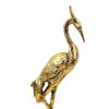Decoratief Messing Ooievaar Beeld – Elegante Vogel Sculptuur
