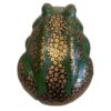 Decoratief Kikker Beeldje van Aardewerk – Artistieke Amfibie Sculptuur