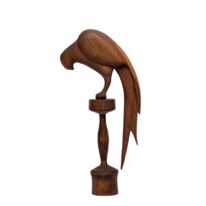Houten Vogel Beeldje – Handgemaakt Natuurlijk Woondecor