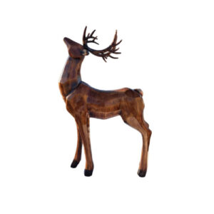 Decoratief Hert Beeldje (2 stuks) – Gracieus Wildleven Sculpturen