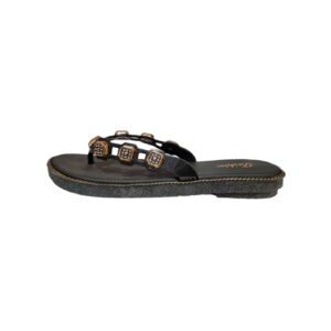 Zwarte Strandslippers voor Dames