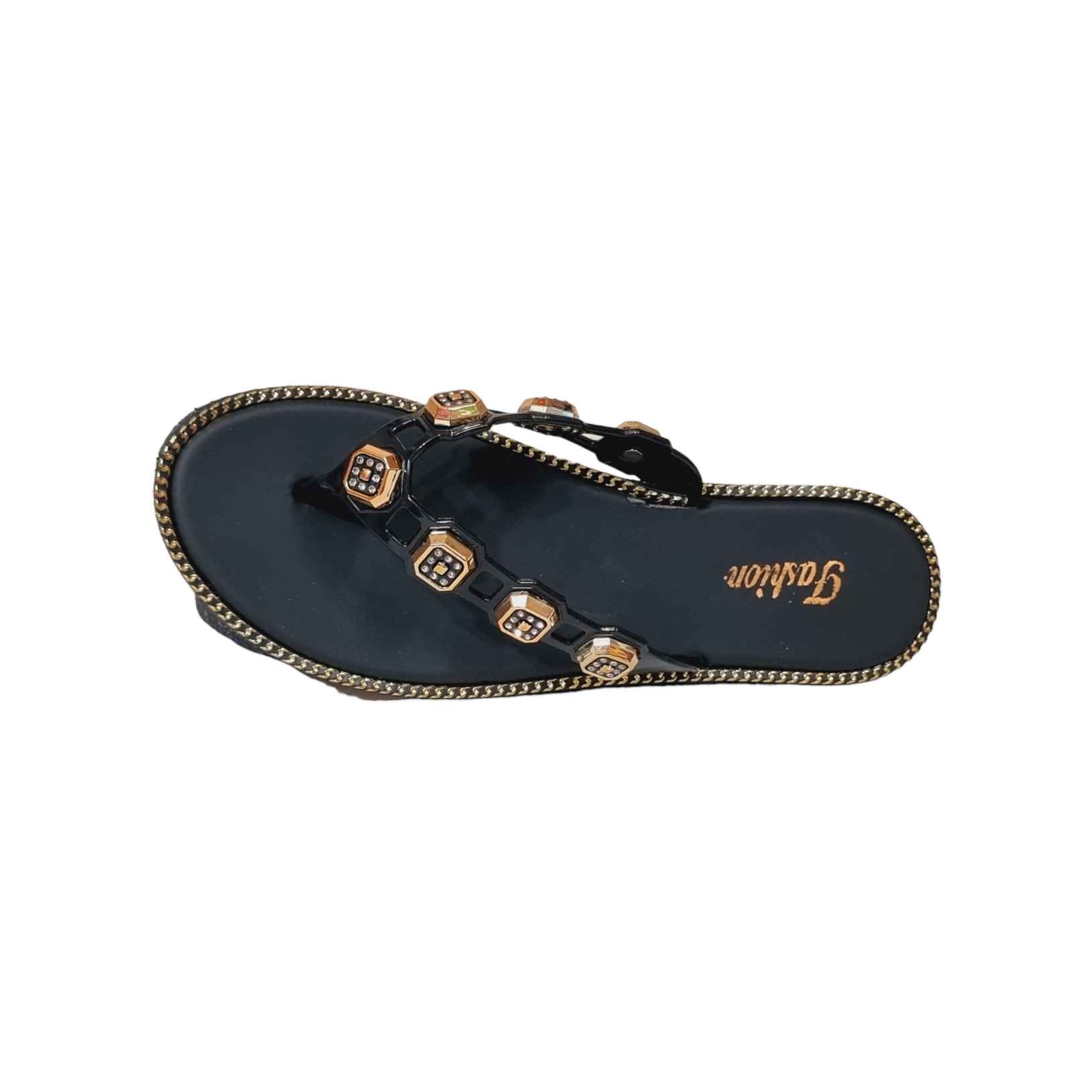 Zwarte Strandslippers voor Dames