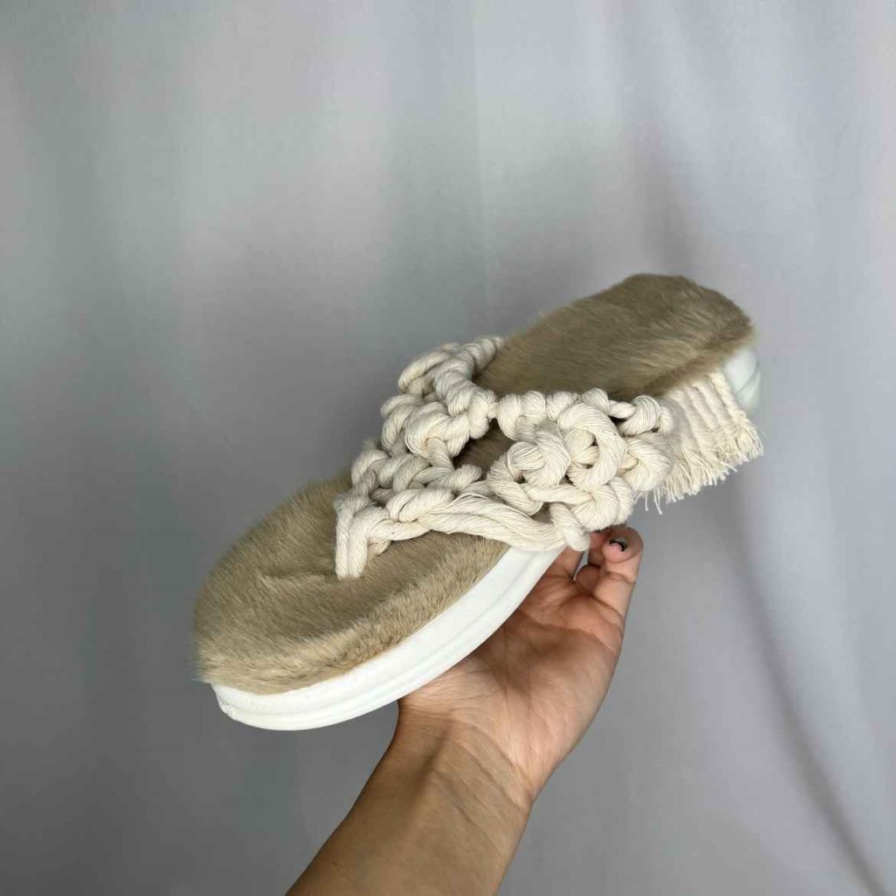 Boho Teenslippers – Handgemaakt voor Dames