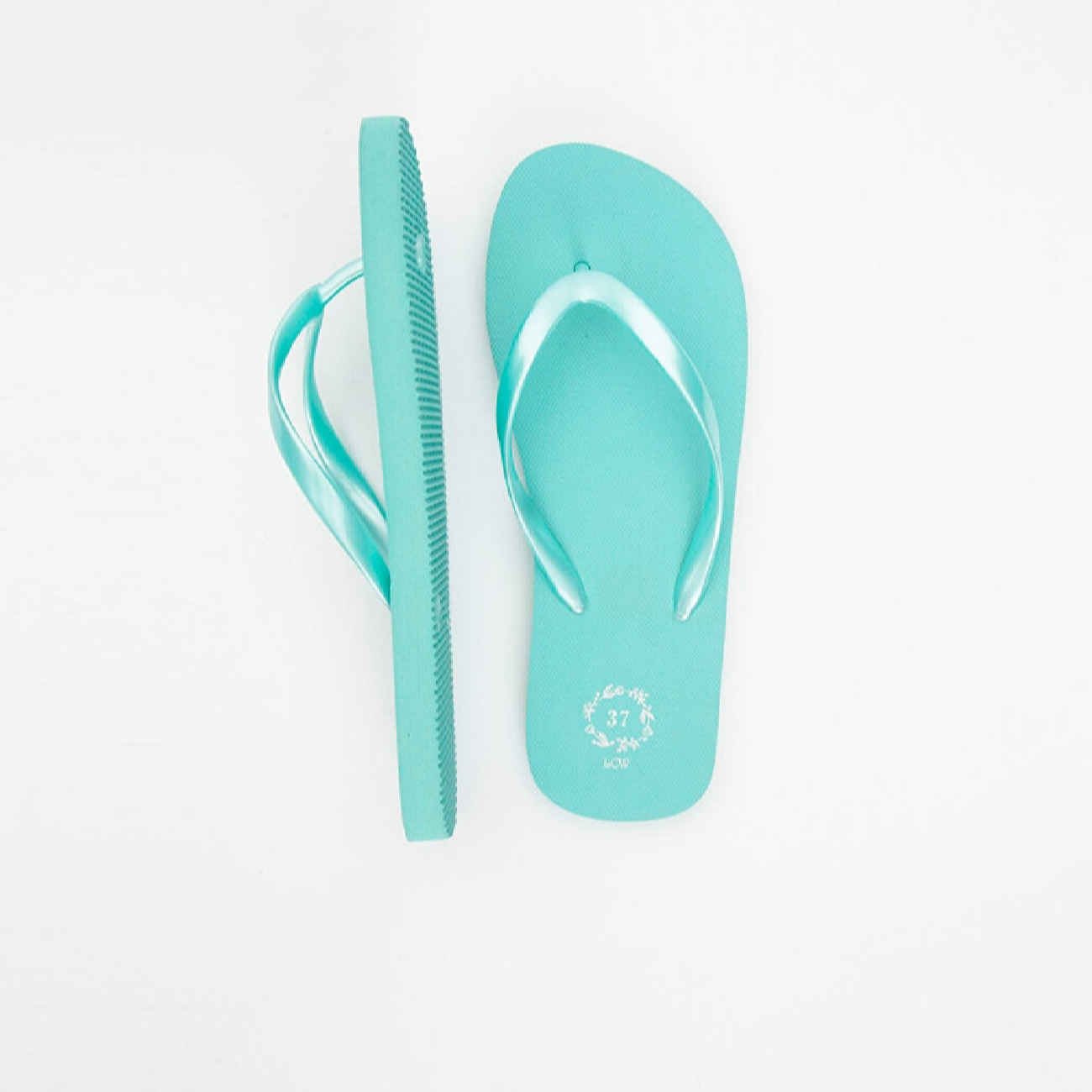 Teenslippers Lichtgewicht – Turkoois Strandmodel