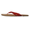 Teenslippers met Open Teen – Rood Kunstleer