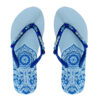 Teenslippers voor Dames – Wit Bloemenpatroon