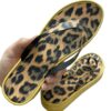 Teenslippers met Luipaardprint – Bruin Dames