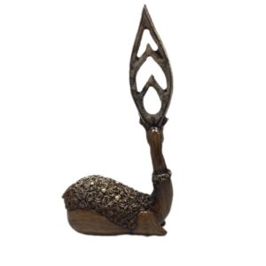Decoratief Bruin Gazelle Beeldje voor Huisdecoratie – Elegante Wildleven Sculptuur