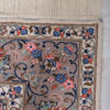 Handgeknoopt Perzisch Yazd Tapijt (Lachak Toranj Bloemenmedaillon) - Crème Korkwol