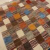 Echt handgeknoopt Perzisch geometrisch Gabbeh tapijt - Geruit, Bruin, Wol