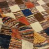 Echt handgeknoopt Perzisch geometrisch Gabbeh tapijt - Geruit, Bruin, Wol