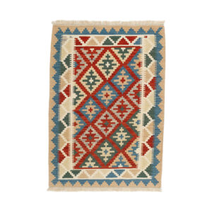 Authentiek Perzisch Wol Kilim Tapijt – Handgeweven in Fars Qashqai