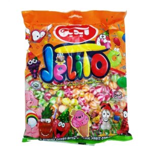 Halal gummisnoep – gestreepte vruchten – Aidin (1000g)