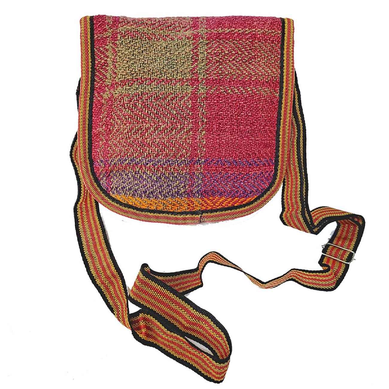 Handgemaakte Perzische Crossbody Jajim Schoudertas – Roze