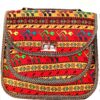 Handgemaakte Crossbody Schoudertas van Kunstleer Geel