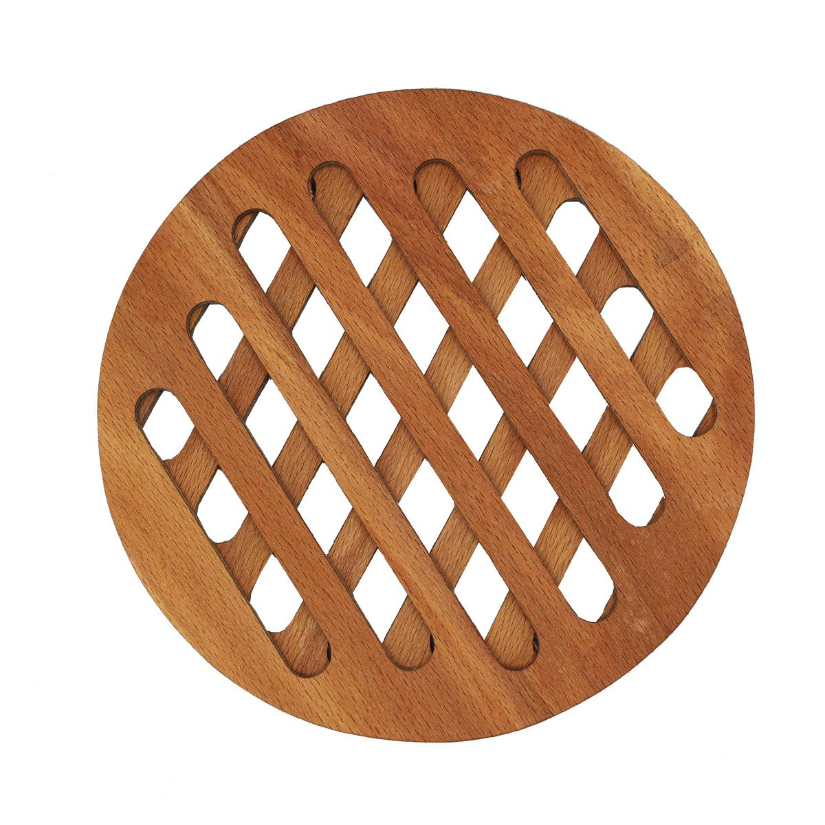 Vintage Teakhouten Trivet – Handgemaakt