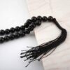 Islamitische Zwarte Onyx Rozenkrans met 33 Gebedskralen Tasbih