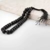 Islamitische Zwarte Onyx Rozenkrans met 33 Gebedskralen Tasbih