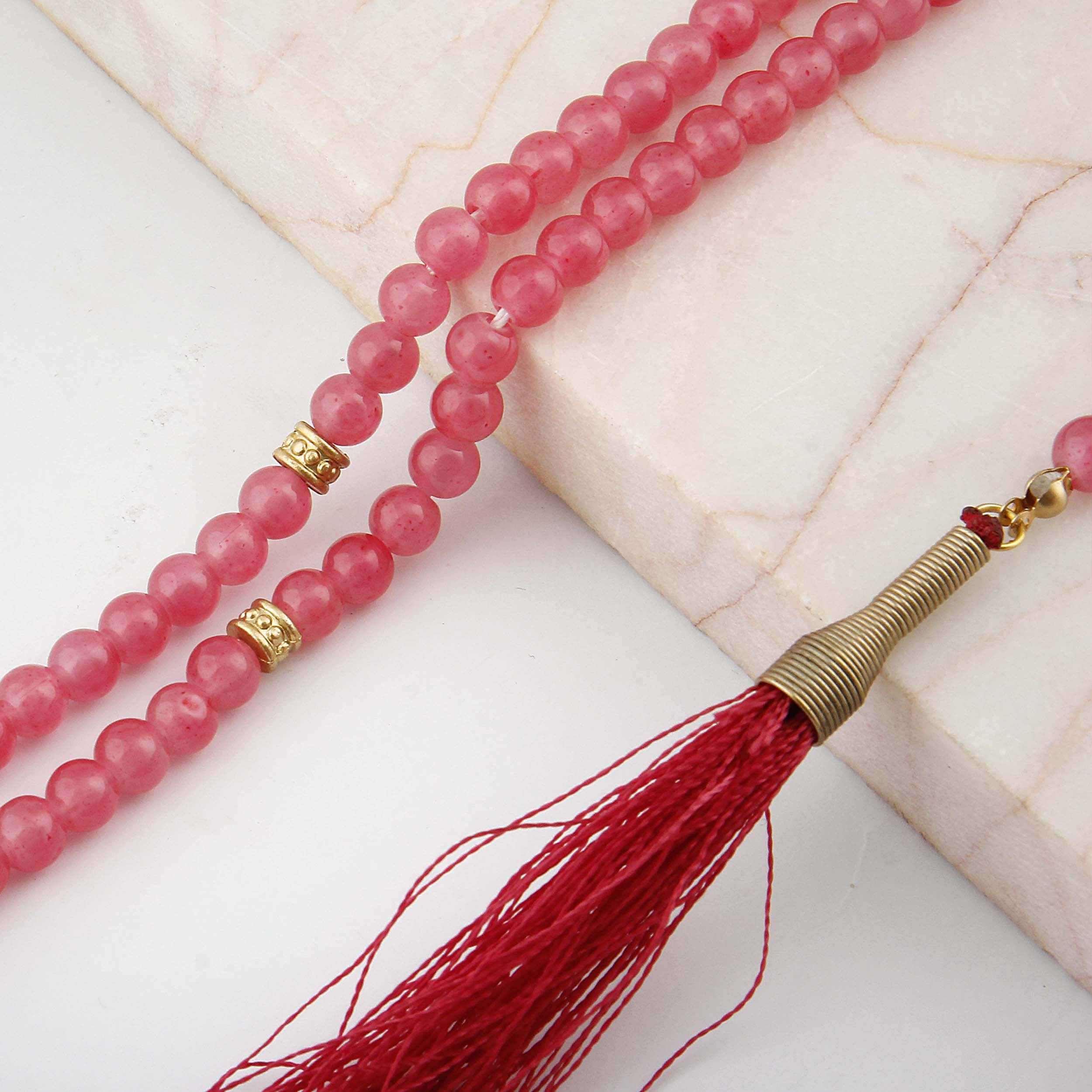 Islamitische Onyx Rozenkrans met 101 Gebedskralen Tasbih