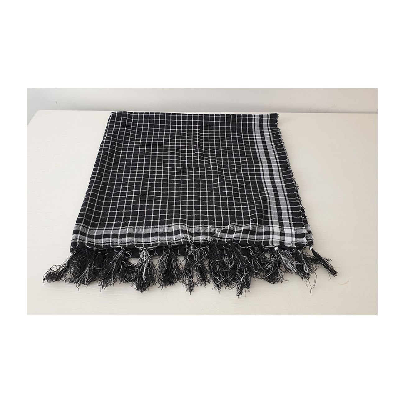 Zachte & Duurzame Keffiyeh – Klassieke Geruite Arabische Sjaal voor Dagelijks Gebruik