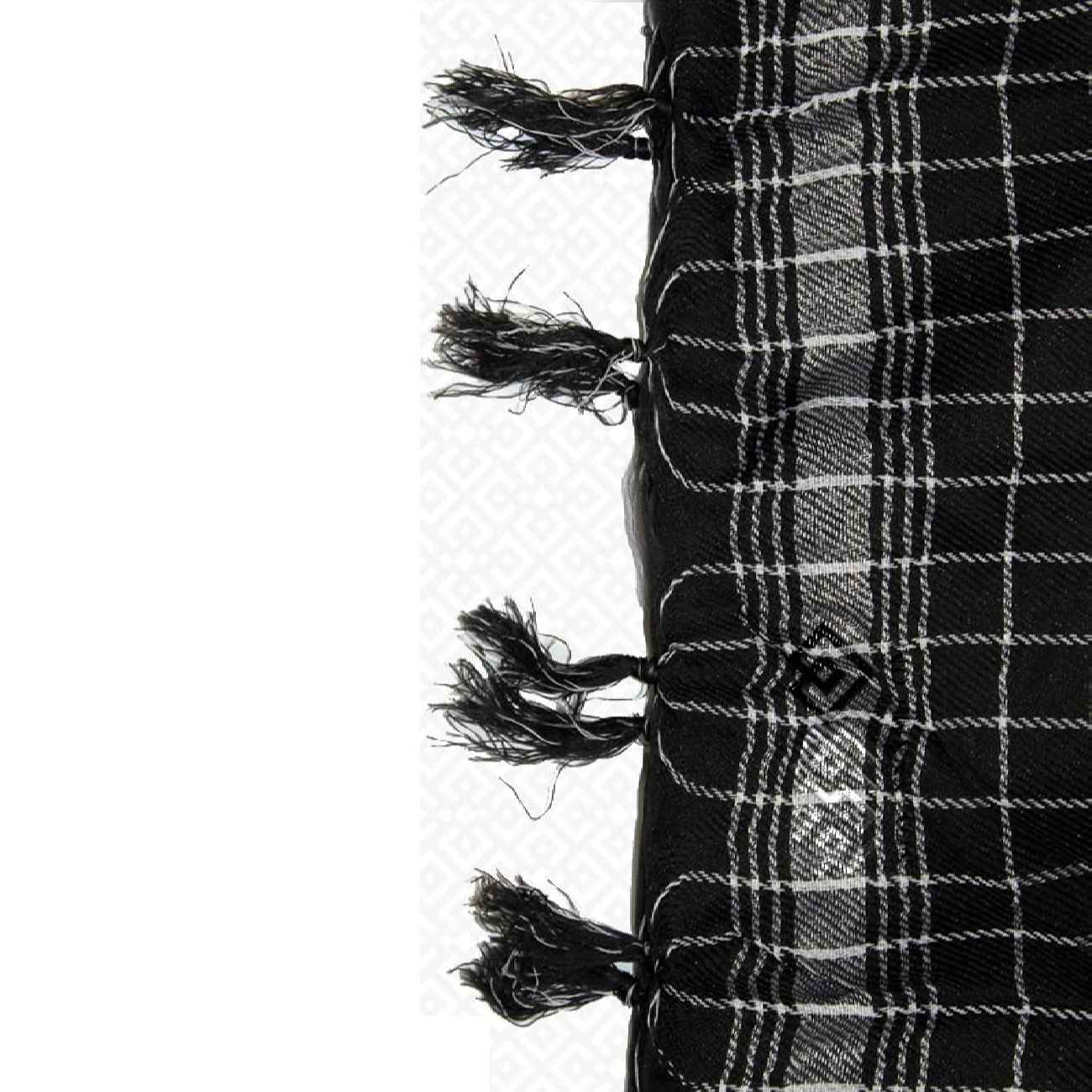 Palestijnse Keffiyeh – Traditionele Zwarte Sjaal