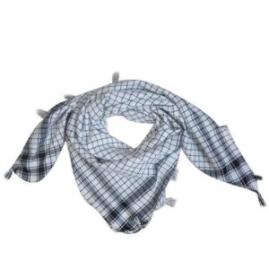 Polyester Woestsijnsjaal – Traditionele Keffiyeh voor Hoofd- en Gezichtsbedekking