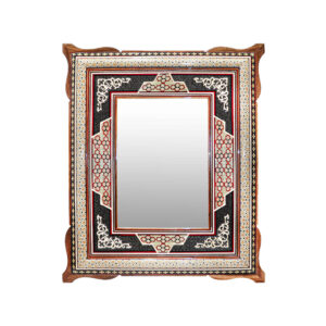 Perzisch Houten Spiegelframe – Khatamkari Wandspiegel