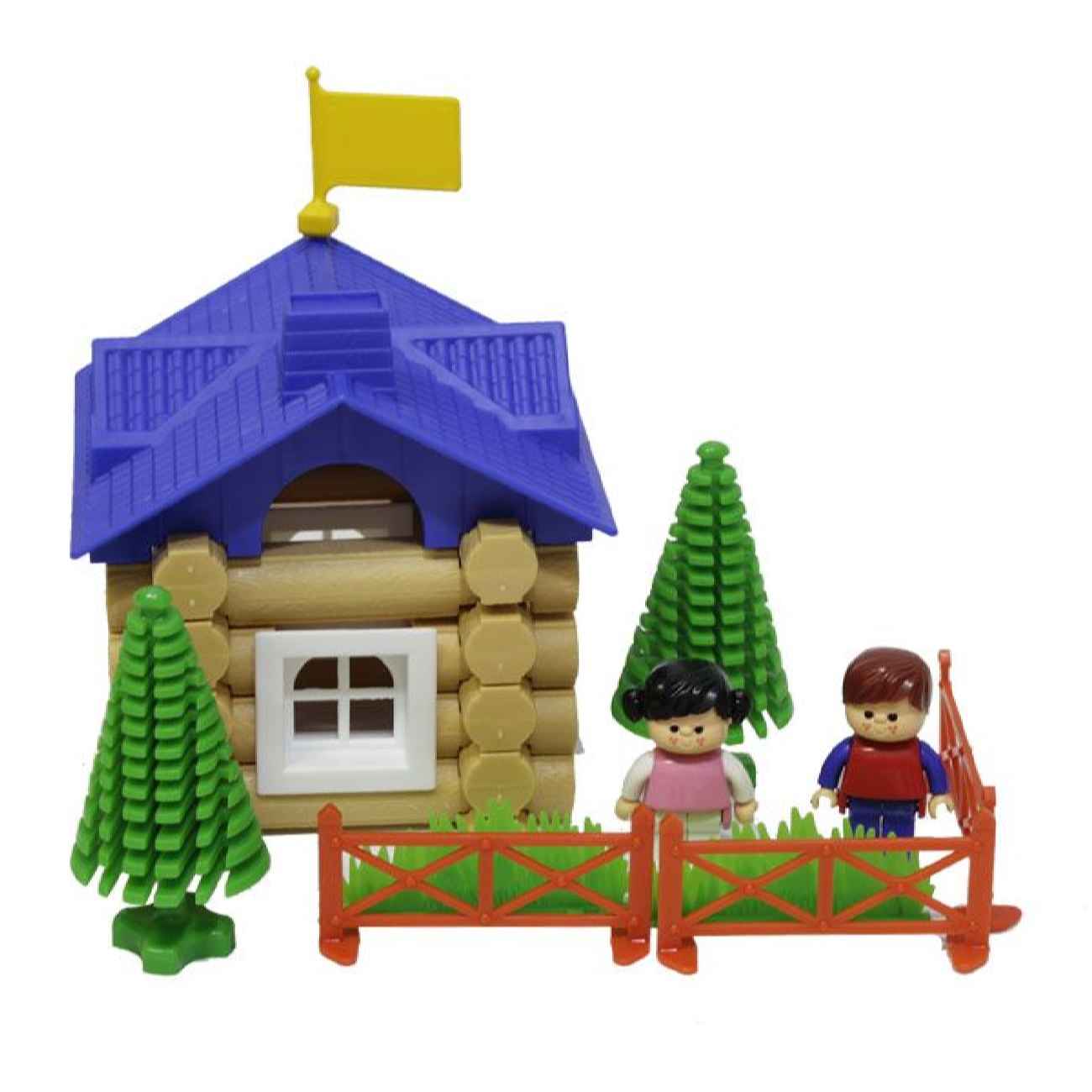 Tak Toy: Bos Cottage Bouwstenen – 62 Stukjes