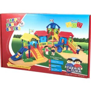 Tak Toy: Blije Park Bouwstenen – 58 Stukjes