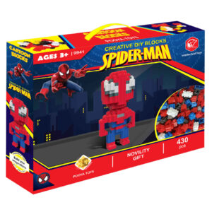Creatieve Doe-Het-Zelf Blokken: Spider-Man Bouwblokken – 430 Stukjes