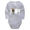 Unisex Babyromper met Schouderopening – Lange Mouwen (Set van 5)