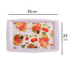 Rechthoekig melamine dienblad - Met fruit- en kersenbloesemontwerp