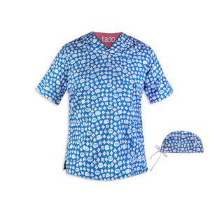 Heren Tandheelkundig Uniform Set – Blauw