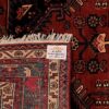 Handgeknoopt Perzisch Hamadan Tribaal Tapijt (Lachak Toranj Geometrisch Medaillon) - Rode Wol