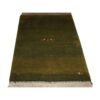 Origineel handgeknoopt Perzisch minimalistisch Gabbeh tapijt - Effen, Groen, Wol