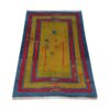 Origineel handgeknoopt Perzisch Gabbeh tapijt - Abstract bloemenontwerp, Geel, Wol