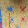 Origineel handgeknoopt Perzisch Gabbeh tapijt - Abstract bloemenontwerp, Geel, Wol