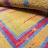 Origineel handgeknoopt Perzisch Gabbeh tapijt - Abstract bloemenontwerp, Geel, Wol